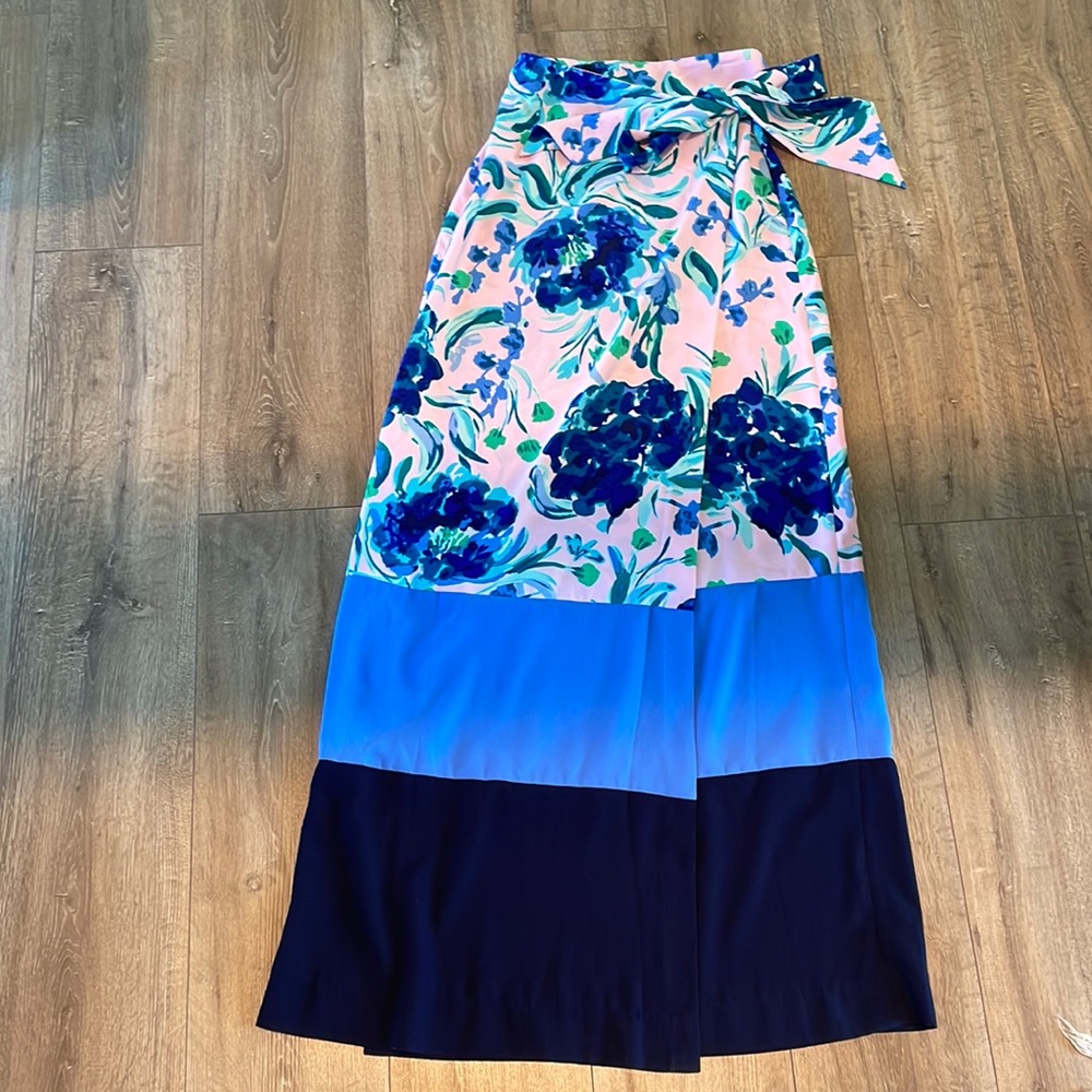 Lilly Pulitzer Maxi tie skirt